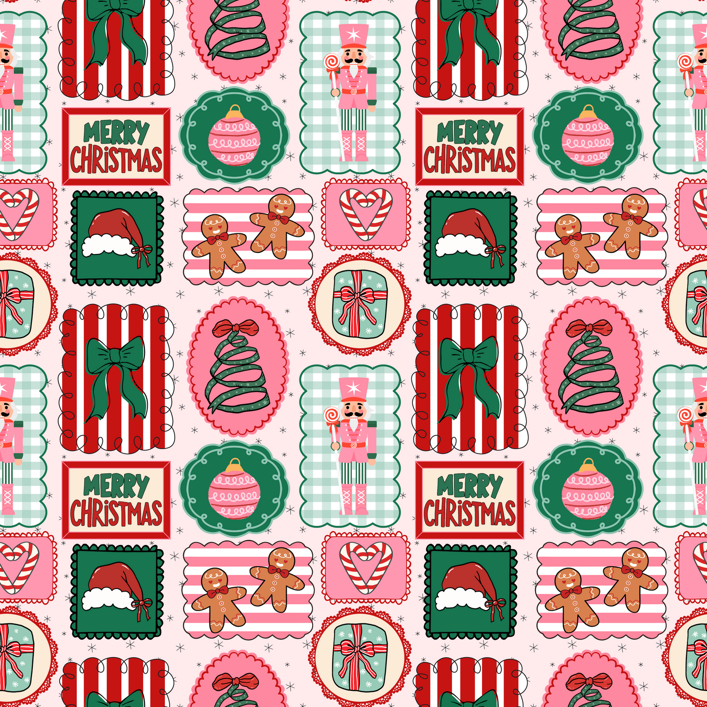 Pink Xmas Frames l Pre-Order