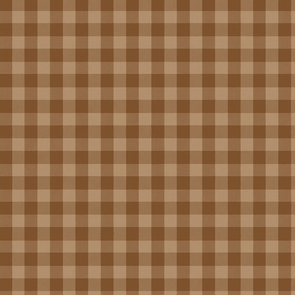 Brown Gingham l Pre-Order