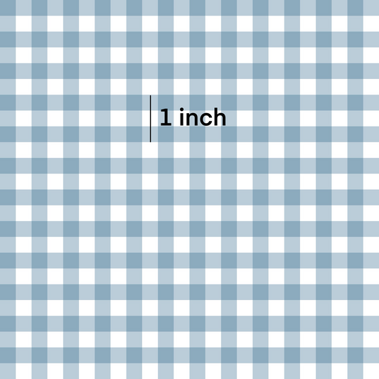 Vintage Blue Gingham l Pre-Order
