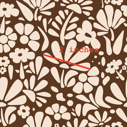 Abstract Brown Flowers l Pre-Order