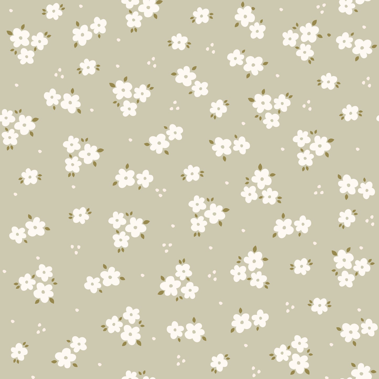 Sweet Floral - Sage l Pre-Order