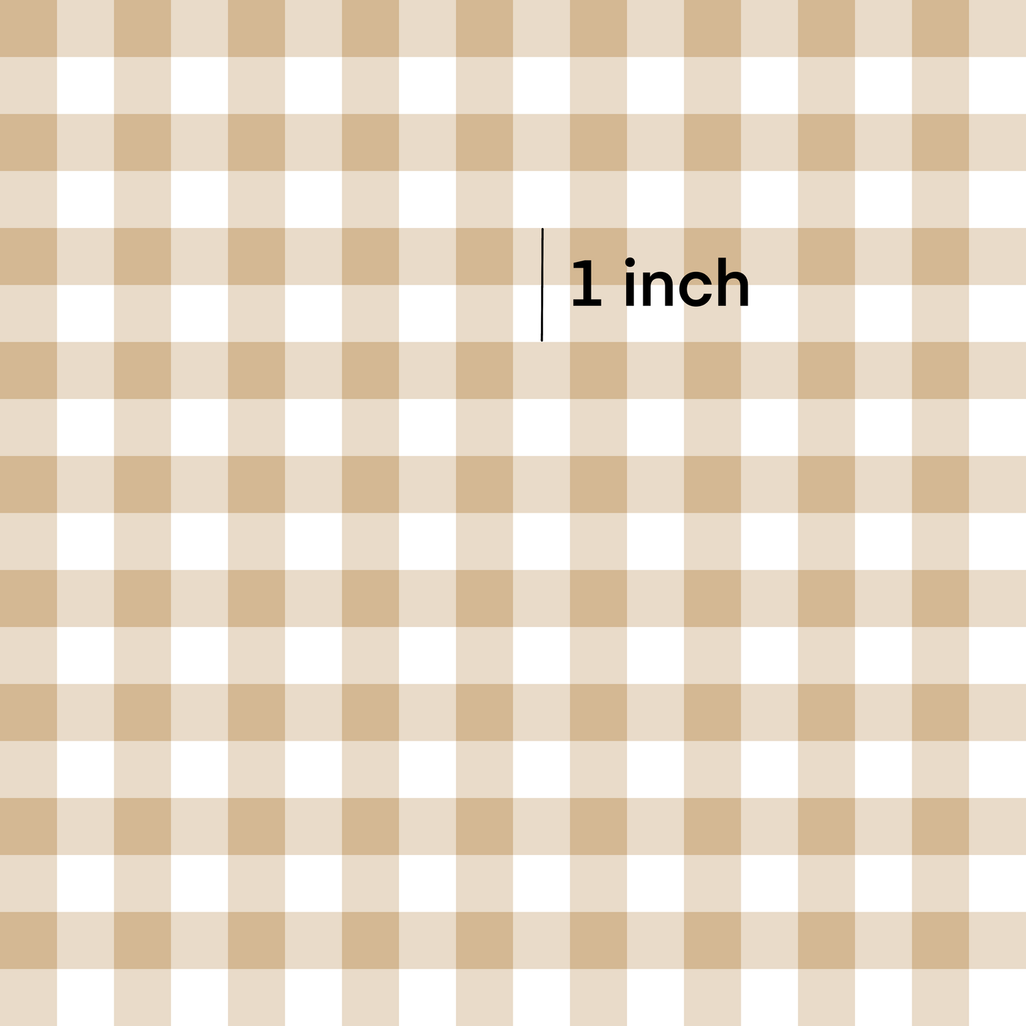 Beige Gingham l Pre-Order