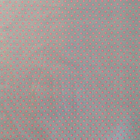 Grey With Pink small dots
