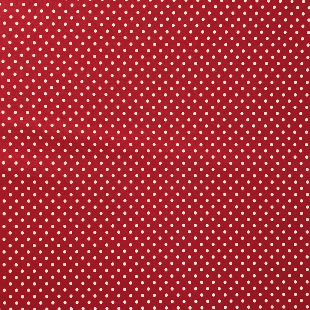 Red With White small dots