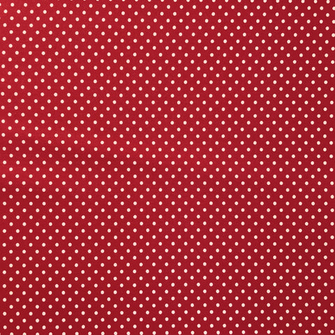 Red With White small dots