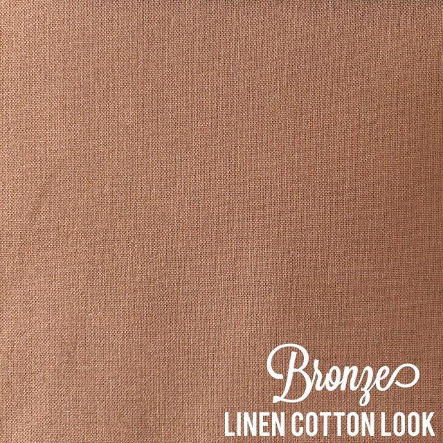 Bronze - Linen Look Cotton