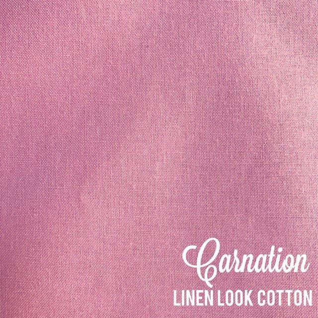 Carnation - Linen Look Cotton