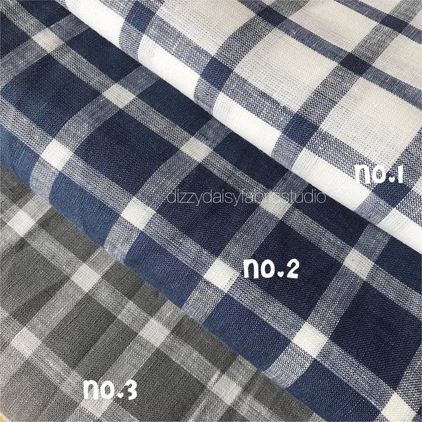 Pure Linen - Checked Pattern