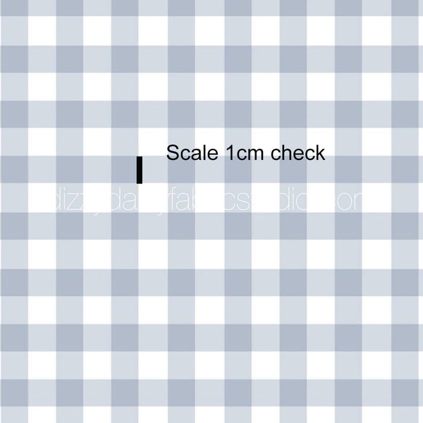 Grey Gingham Woven - Retail