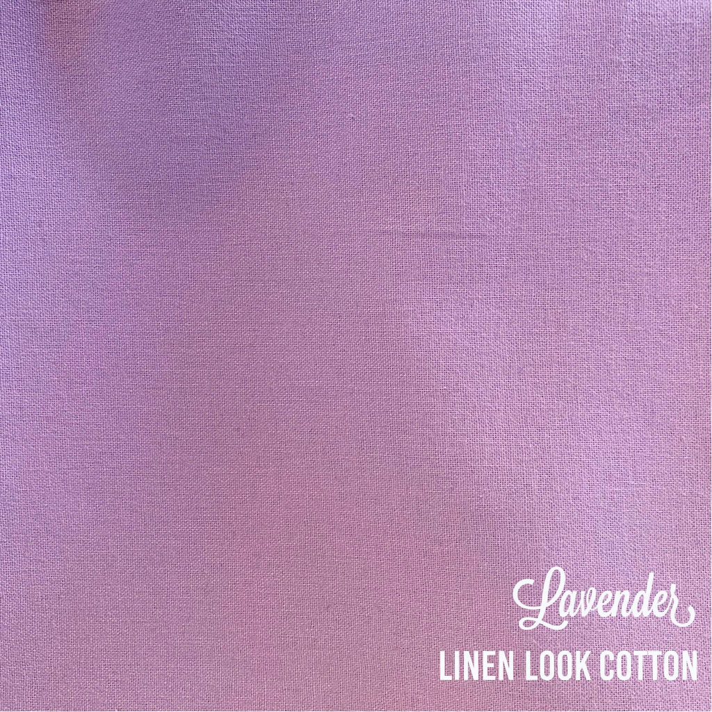 Lavender - Linen Look Cotton