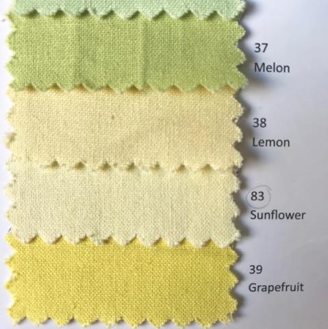 Lemon Yellow - Linen Look Cotton
