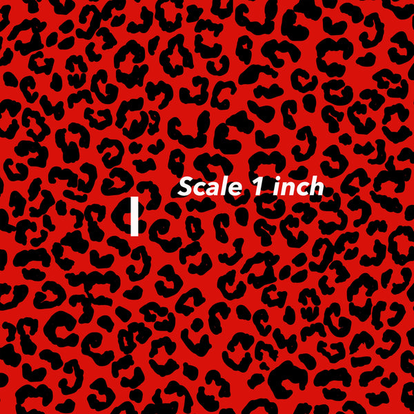 Red Christmas Leopard Knit - Retail
