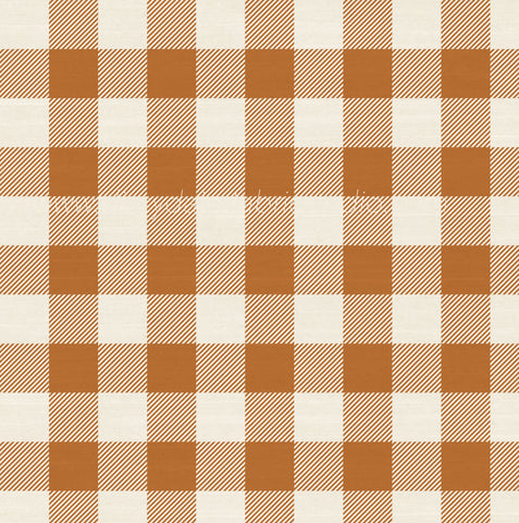 Rust Gingham Knit - Retail