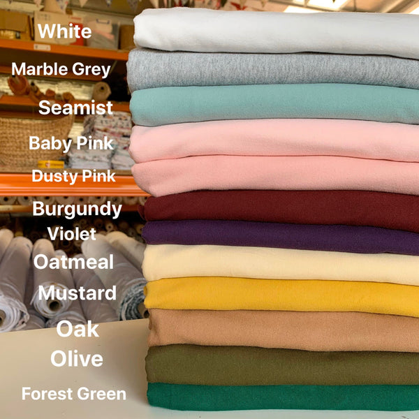 Knit Solid colour – Dizzy Daisy Fabric Studio