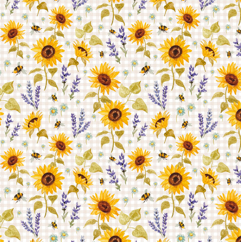 Sunflower Gingham Knit - Retail