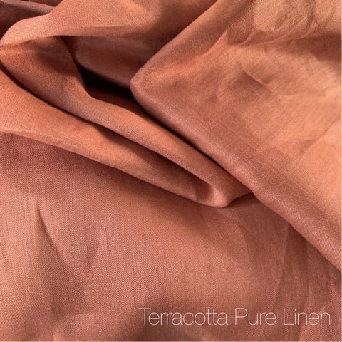 Terracotta - Pure Linen