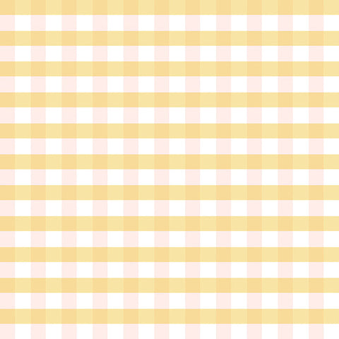 Yellow and Pink Gingham Knit - Retail
